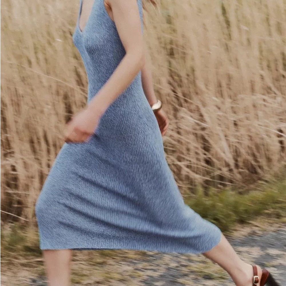 Zara Blue Midi Dress